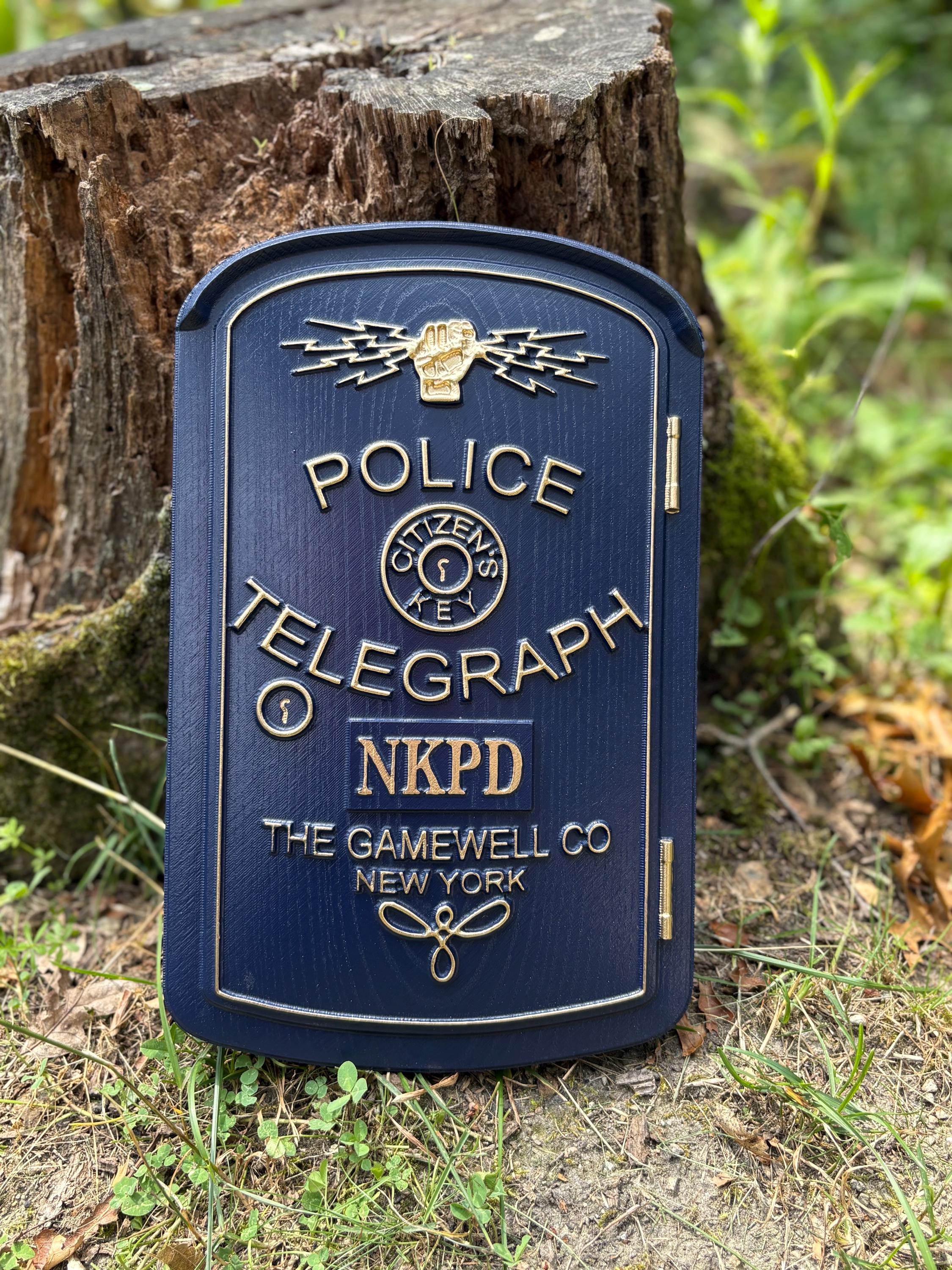 Wooden Replica Police Call Box - Etsy