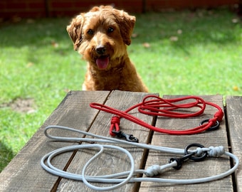 Handmade Minimalist Paracord Dog Leash – Custom Training Lead