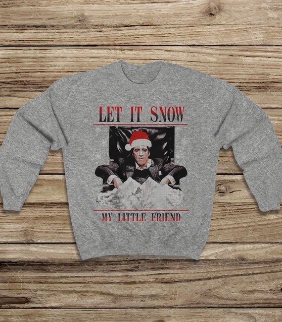 tony montana christmas sweater