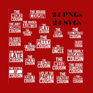 Cousin Crew svg, group shirts, family reunion, thanksgiving, cookout, friendship shirt print, bff cousin, cousin squad, team cousins