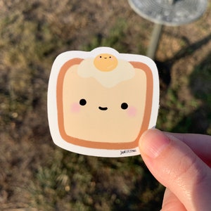 Toasty and Eggy sticker
