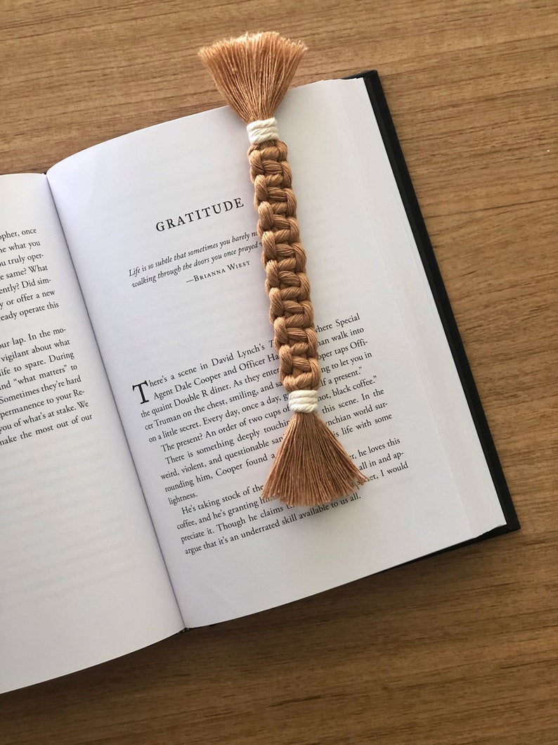 Macrame Bookmark Bookmark Simple Bookmark Handmade Etsy