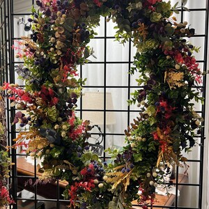 Fall wreath, Eucalyptus Wreath, Wreath, Eucalyptus fall wreath