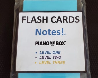 Flash Cards Notes! Leveled Treble Clef and Bass Clef music note flashcards