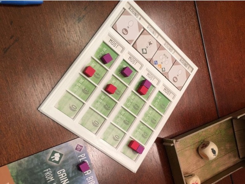 Wingspan End of Round Goals Frame Wingspan Accessories Etsy