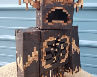 Ready to Ship Minecraft Warden Large Posable Figurine Great -  Hong Kong