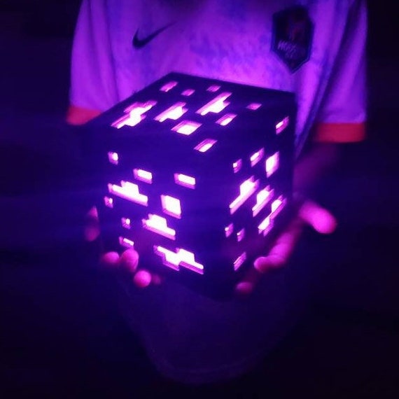 to Ship Portable Minecraft Ore Lamp RGB LED - Etsy