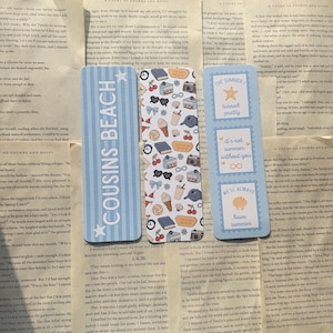 tsitp bookmark | cousins beach | belly and conrad | coastal bookmark | bookish gift | beach aesthetic | book lover gift | booktok