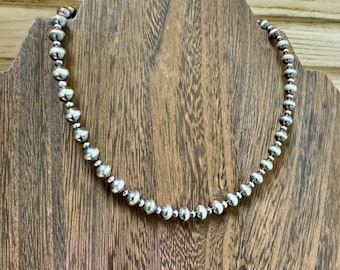 Choker di perle Navajo, collana boho occidentale