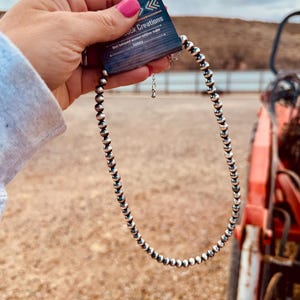 6mm Navajo Pearl Choker Necklace