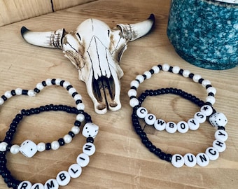 Western Bracelets, Stackable Bracelets, Cowgirl Jewelry, Cowgirl Bracelet, Punchy Bracelet, western Jewelry, Cowgirl Jewelry