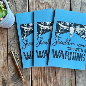 Western Notebook, Western Journal, Cowgirl Journal, Cowgirl Book, Western Book
