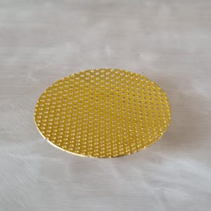 Mesh net attachment for brass incense burner Gold