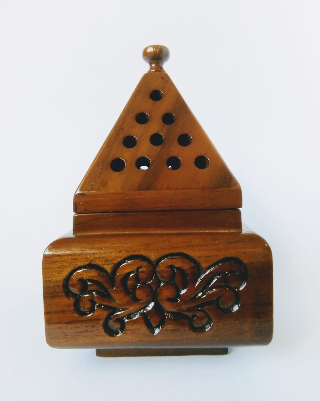 Handmade Wooden Box Incense Burner Box Mabkhara Censer Etsy