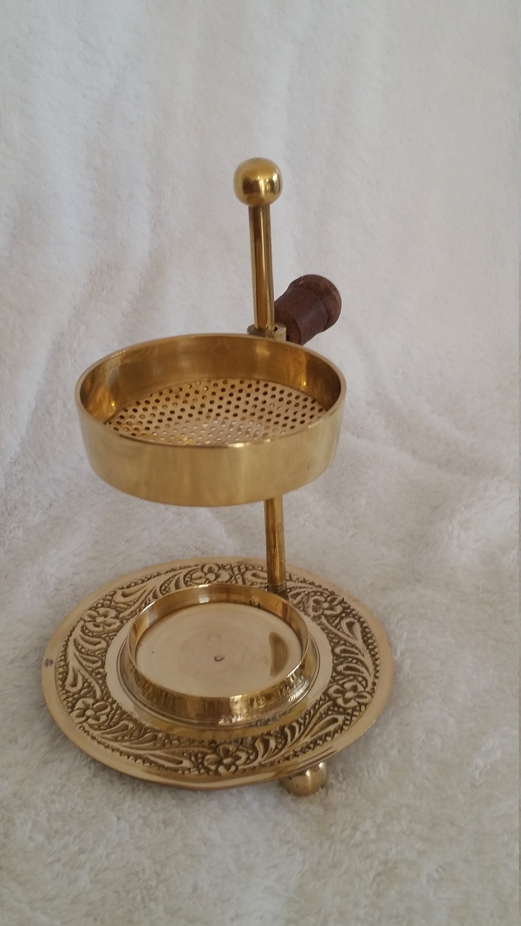 Brass Resin Frankincense Myrrh Incense Burner 12cm Tea Light Etsy