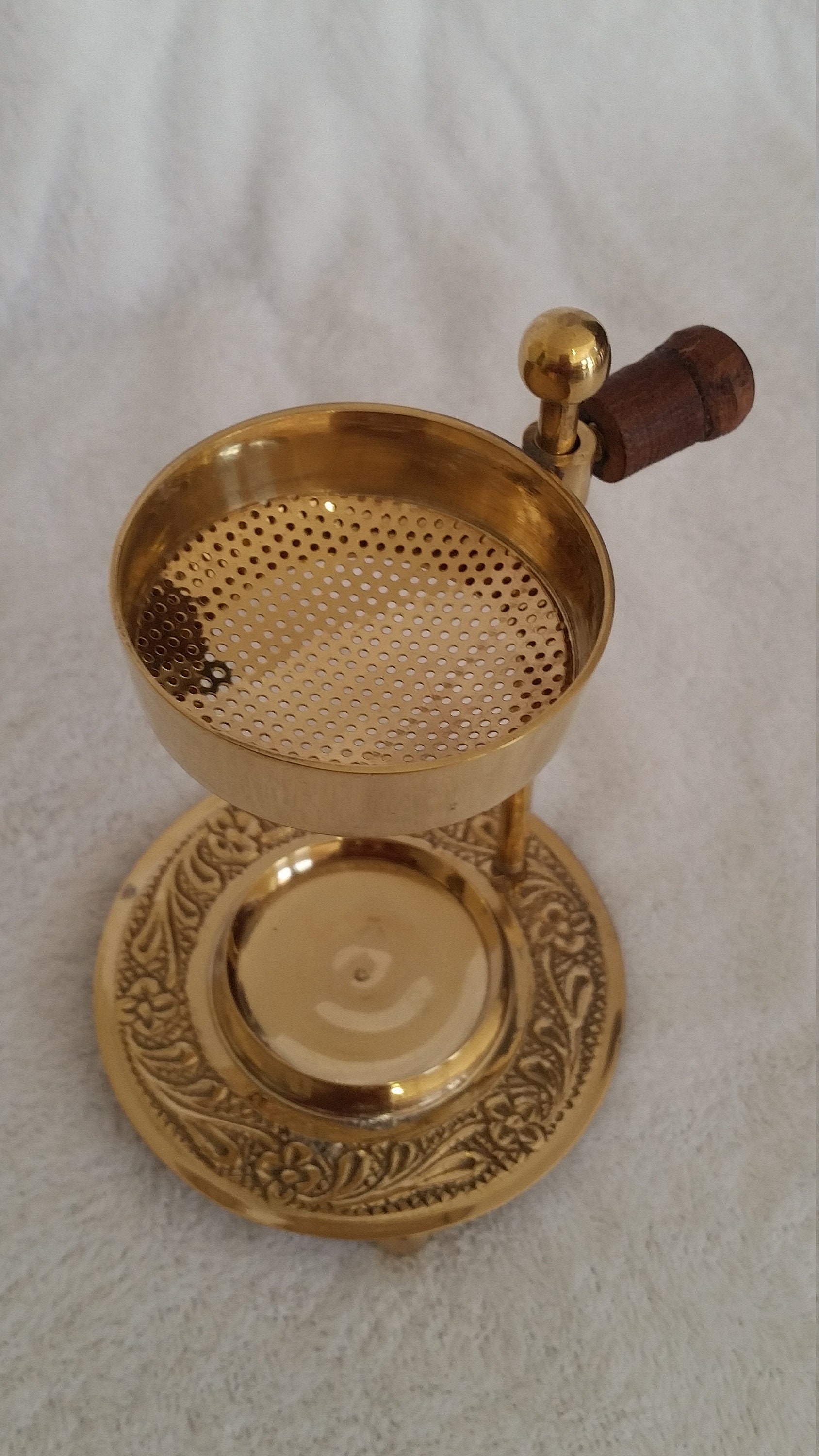 Brass Resin Frankincense Myrrh Incense Burner 12cm Tea Light | Etsy