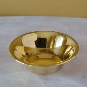 Brass Bowl Attachment for Brass Incense Holder or Aromatherapy Oil Burner Cone or Powder Incense Burner