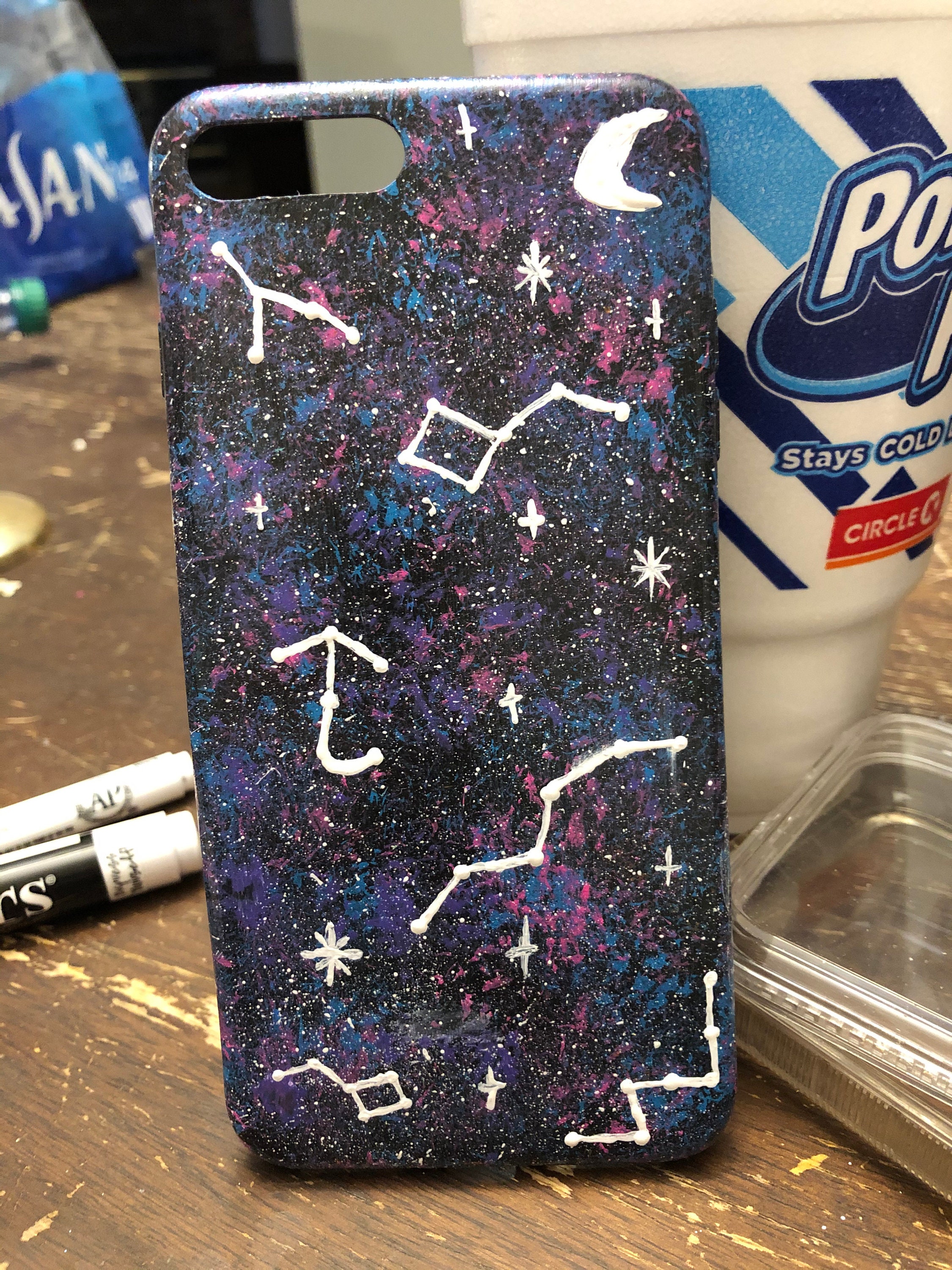 IPhone 7 Plus and 8 plus Galaxy phone case Etsy