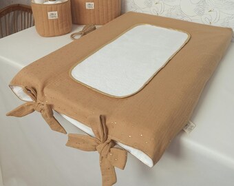 CAMEL double cotton gauze changing mat cover