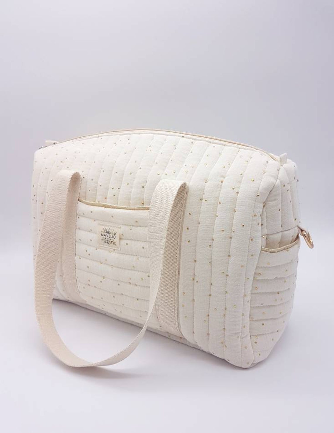 Sac à langer matelassé double gaze de coton ECRU | Etsy