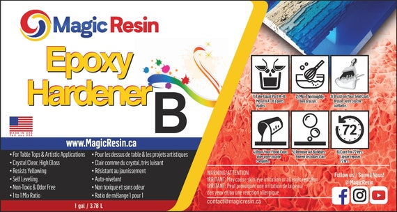 Art Epoxy Resin Kit Crystal Clear Art Resin 1:1 Ratio for Art, Epoxy Clear  Coat, Glow in the Dark Mica Pigment, Stirring Stick & Gloves 