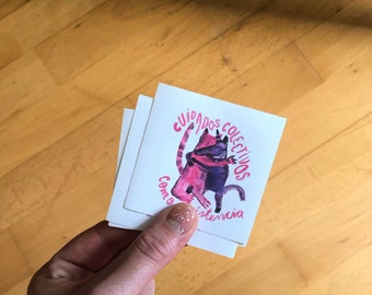 Sticker Collective Care // Collective care as resistance