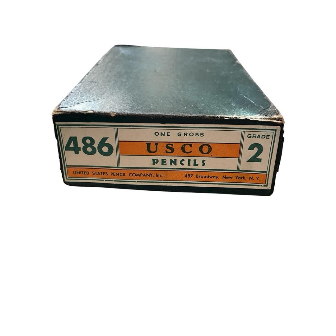 Usco Box 62 USCO 486 No 2 Pencils Grade Original Box & Order Form Unused - Etsy