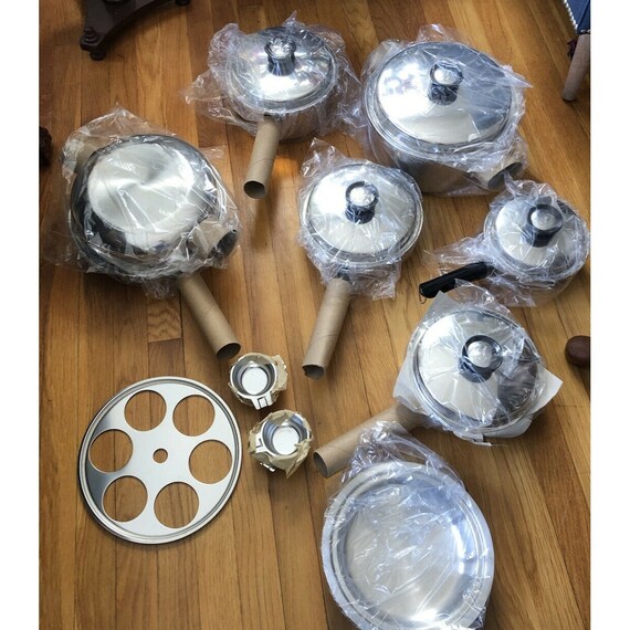 Vintage Amway Queen Cookware Set Multiply 18/8 Stainless Etsy