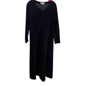 knee length dresses for ladies Eddie Bauer Dawn Blue Puffer Maxi Coat M – OMNIA main image 0