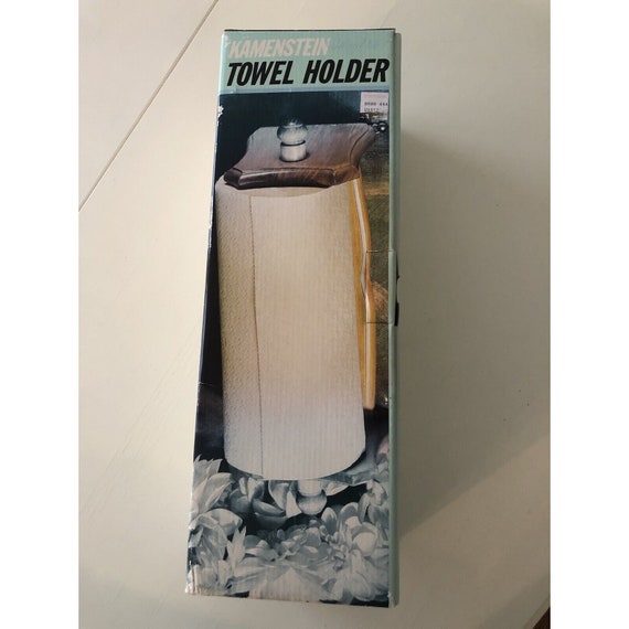 Vintage Kamenstein Honey Pine Paper Towel Holder Wood Original Etsy