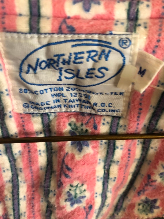 Vintage Northern Isles Women’s Cotton Flannel Pin… - image 5