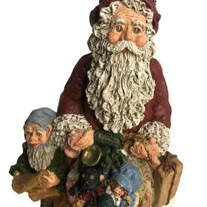 June McKenna Christmas Eve Santa Claus Holiday Figure Decoration 1993 Signed