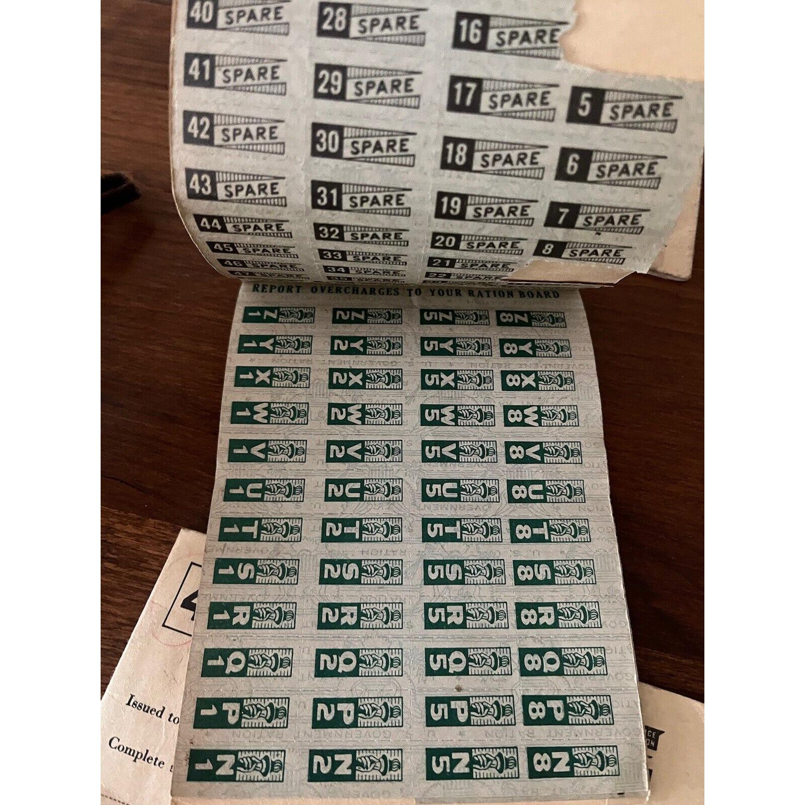 WW2 1945 War Ration Book Number 4 Conservative Ration Books Set of 3 - Etsy