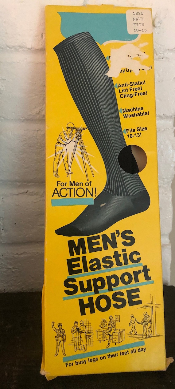 Vintage mens support hose Gem