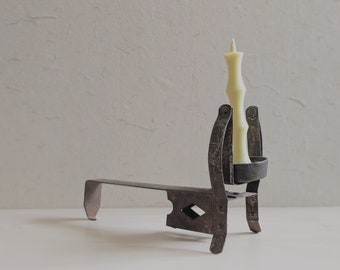 Antique portable candle holder