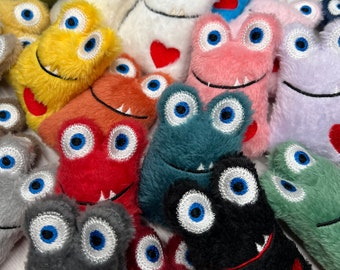 MutmachMonster, MutMonster, Schulfreund, für Taschen Freund, Mutmacher, Glücksbringer,MonsterPlüsch, Monster,Talisman, Schulkind Einschulung