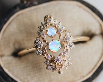 art deco opal