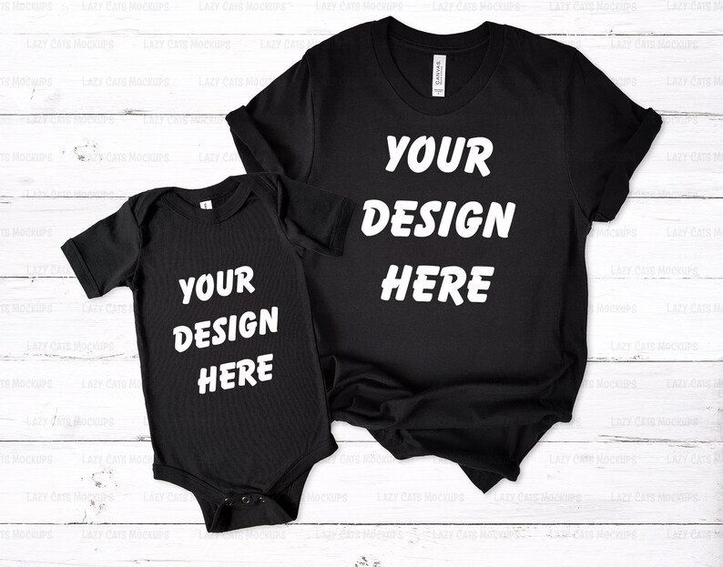 Download Mom Baby T-shirt Mock Ups Image Digital File Instant ...