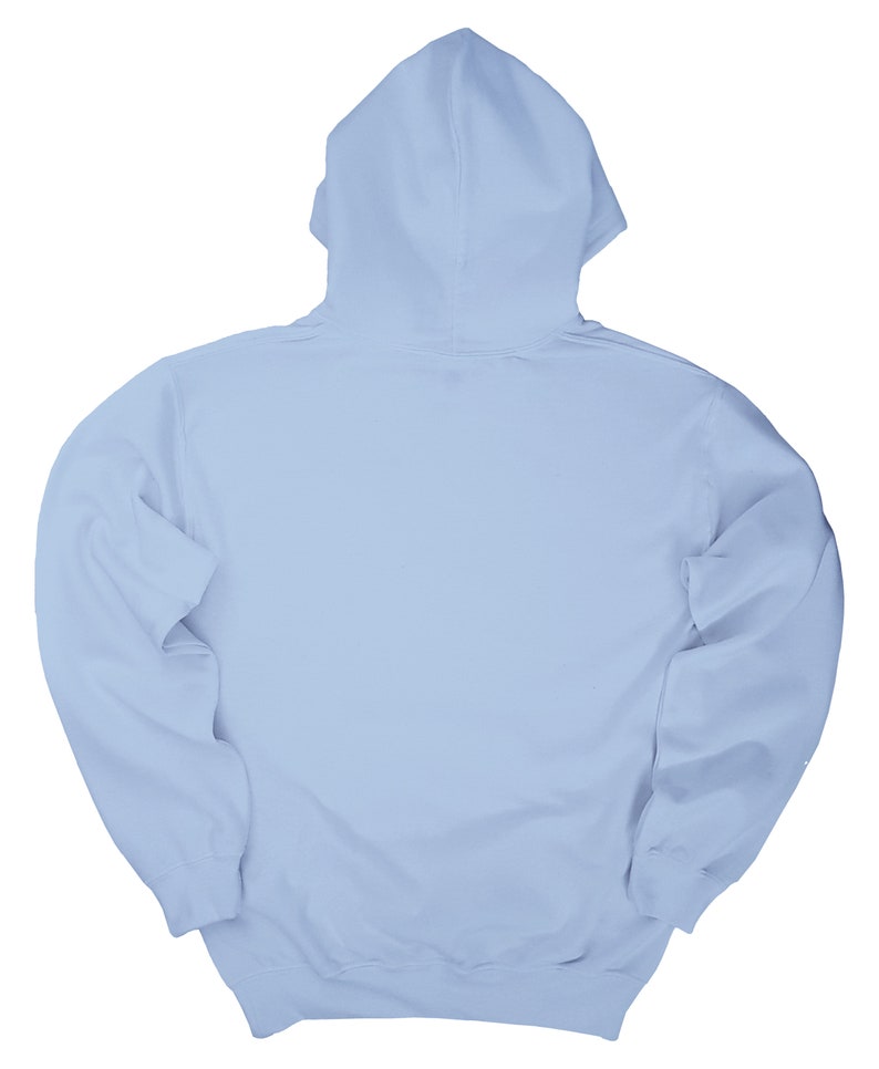 Download Light Blue Front & Back Hoodie Mockup Gildan 18500 Mock up ...