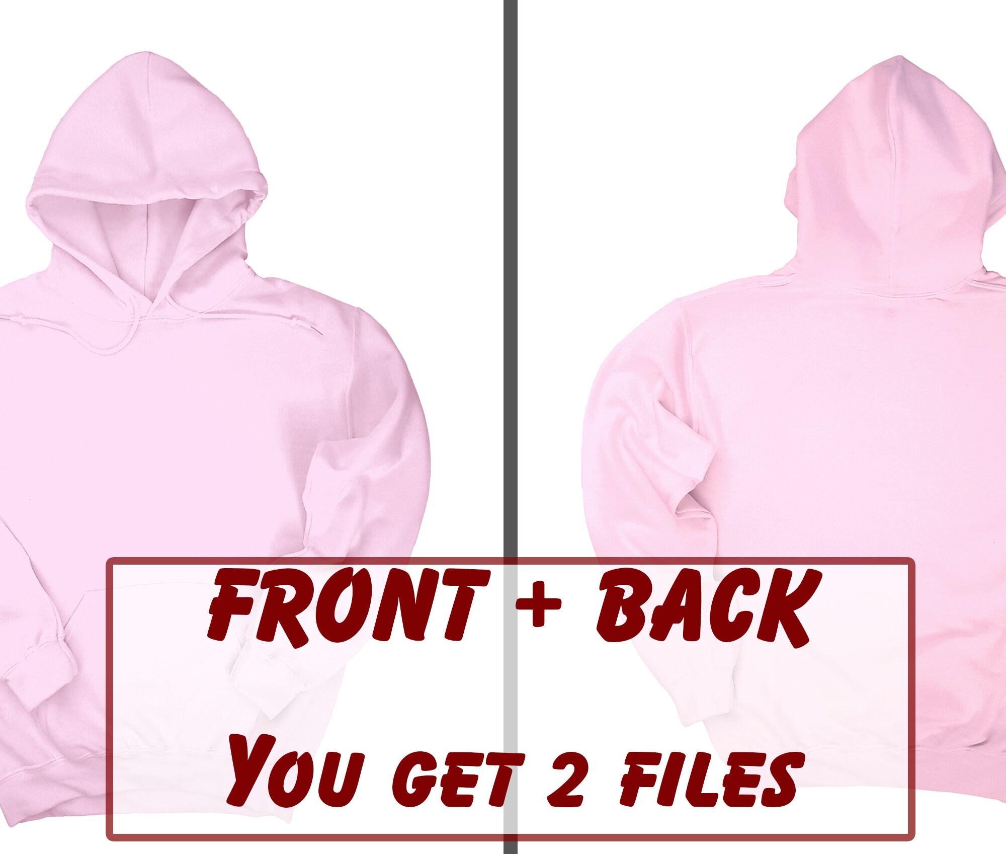 Pink hoodie template hot sale