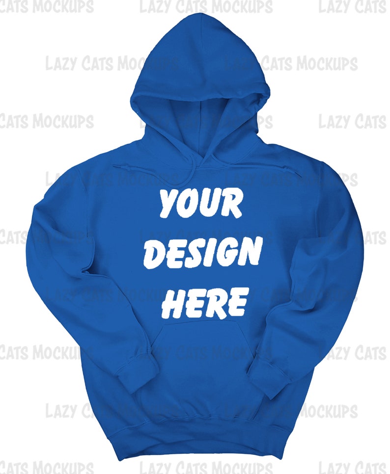 black royal blue sweatshirt