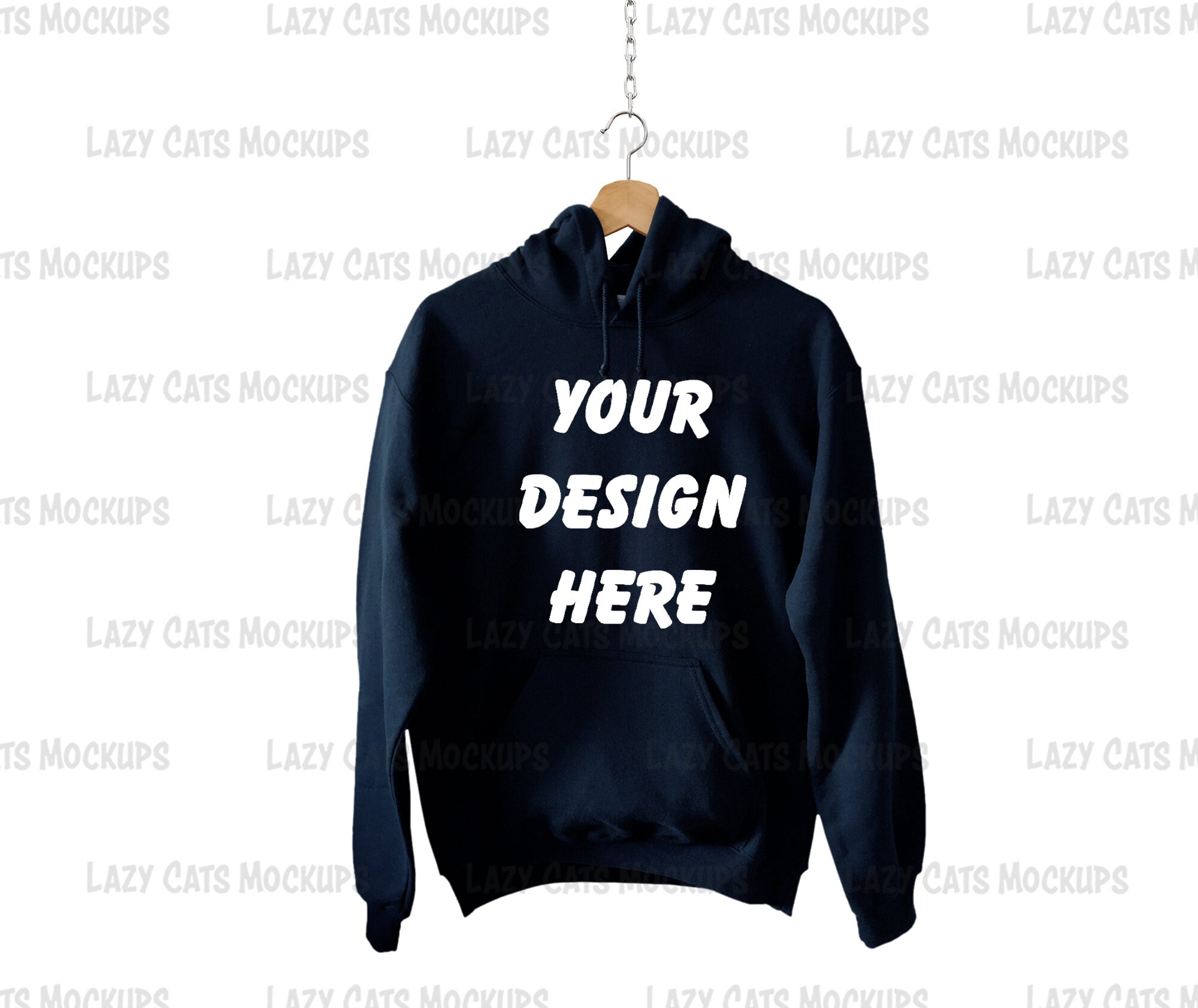 Download Front Navy Hoodie Mock Up Gildan 18500 Mock up Sweatshirt ...