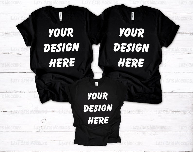 Download Family T-shirt Mock Ups Image Digital File Instant ...