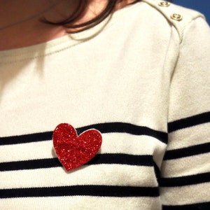 Broche coeur