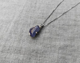 Tanzanite - Pendentif en argent sterling 925