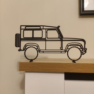 Scultura classica britannica 4x4 / stile linea (in plastica) / decorazione per la casa / decoro / arte murale / regalo