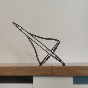 Eintracht | Line Style Skulptur (aus Kunststoff) | Haus Dekoration/Dekor | Wandkunst | Geschenk