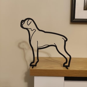 Scultura in stile Boxer (in plastica) / Decorazione per la casa / Decorazione / Arte murale / Regalo