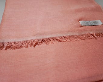 Water Pashmina/ Pashmina and silk/ Orange color