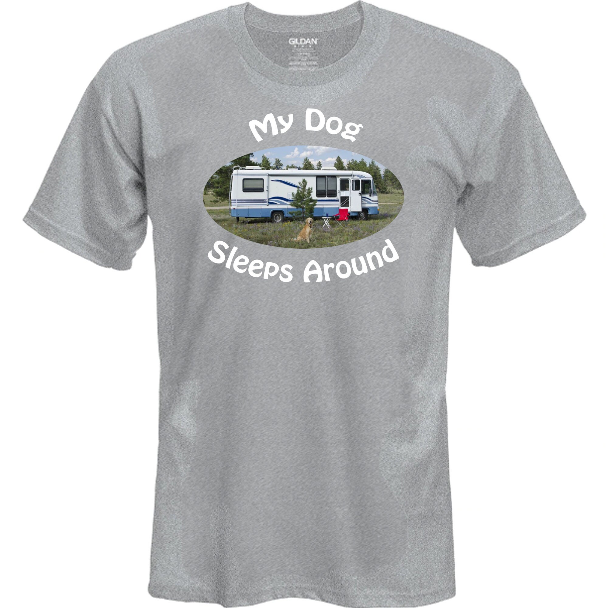 Personalized My Dog Sleeps Around TShirt Etsy